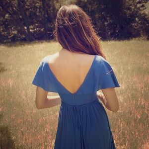 Christy Dawn Medium blue Dress Brand New w/tags